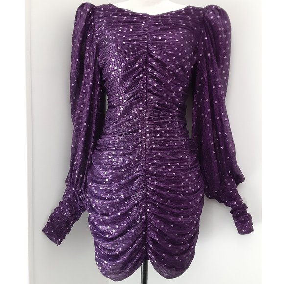 For Love And Lemons Purple Mini Dress - Picture 3 of 7